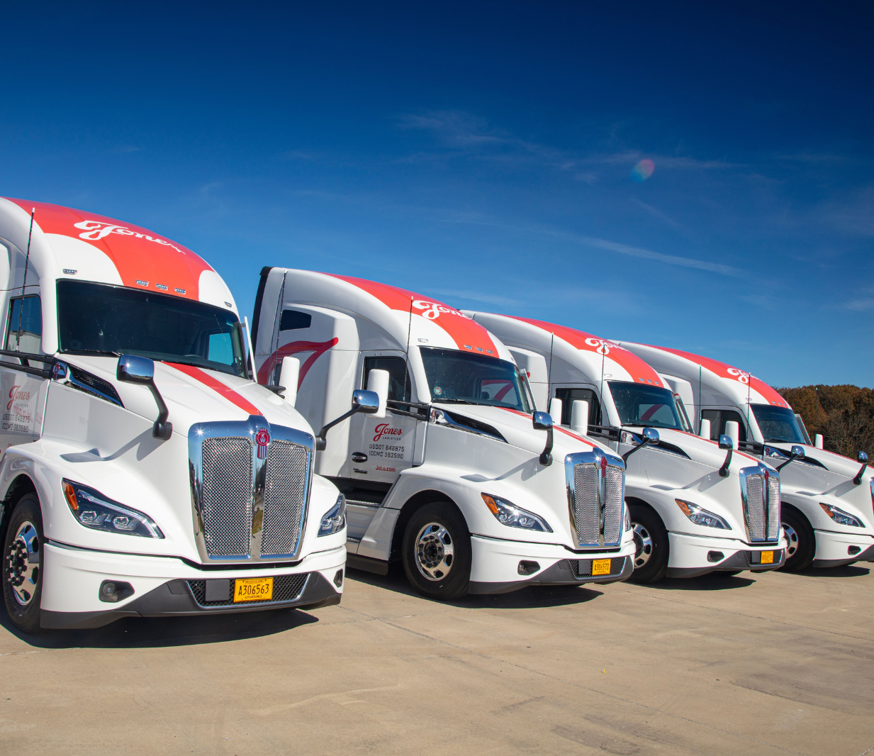 Jones Logistics Dedicated Fleet of Mack Trucks