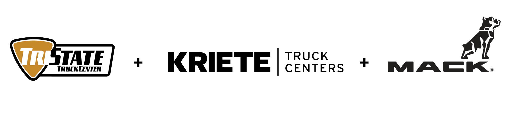 Tri State Truck Center + Mack + Kriete Truck Centers logos